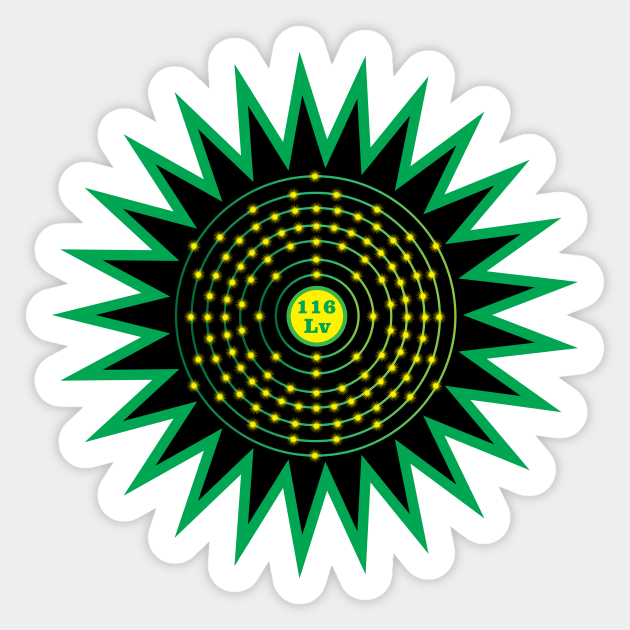 Livermorium Ornament Sticker by Storistir